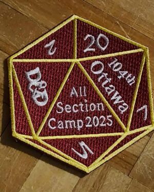 All Sections Dungeons and Dragons Camp 2025 D20 Crest